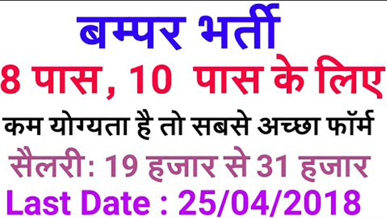 10th Based Government Job 